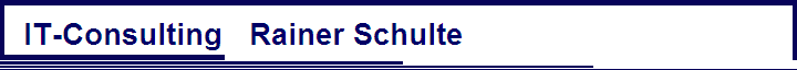   IT-Consulting   Rainer Schulte